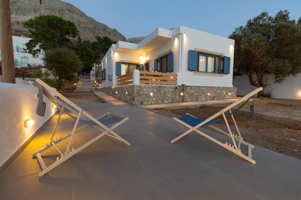 Villa Maria - Seashore Serenity Villa At Myrties Beach Kalymnos Eksteriør billede