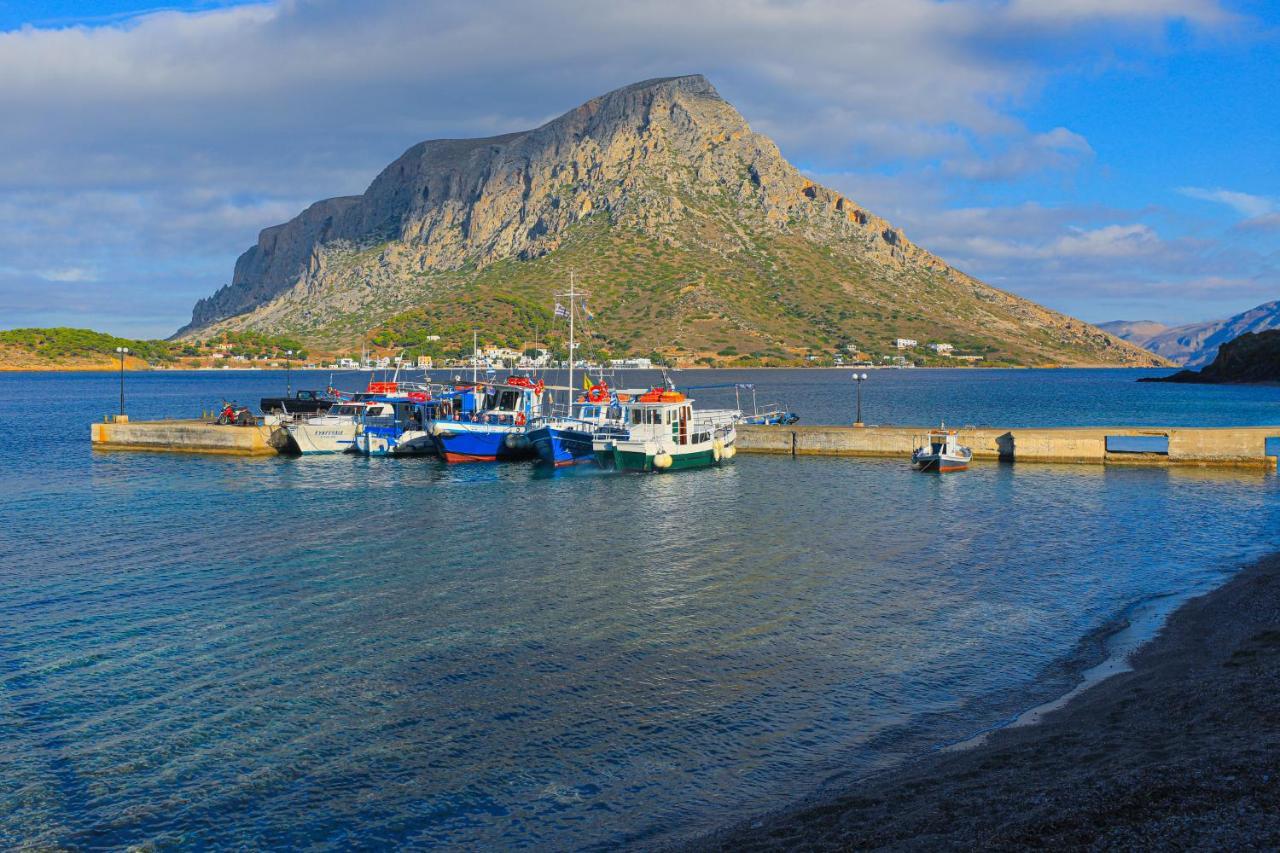 Villa Maria - Seashore Serenity Villa At Myrties Beach Kalymnos Eksteriør billede