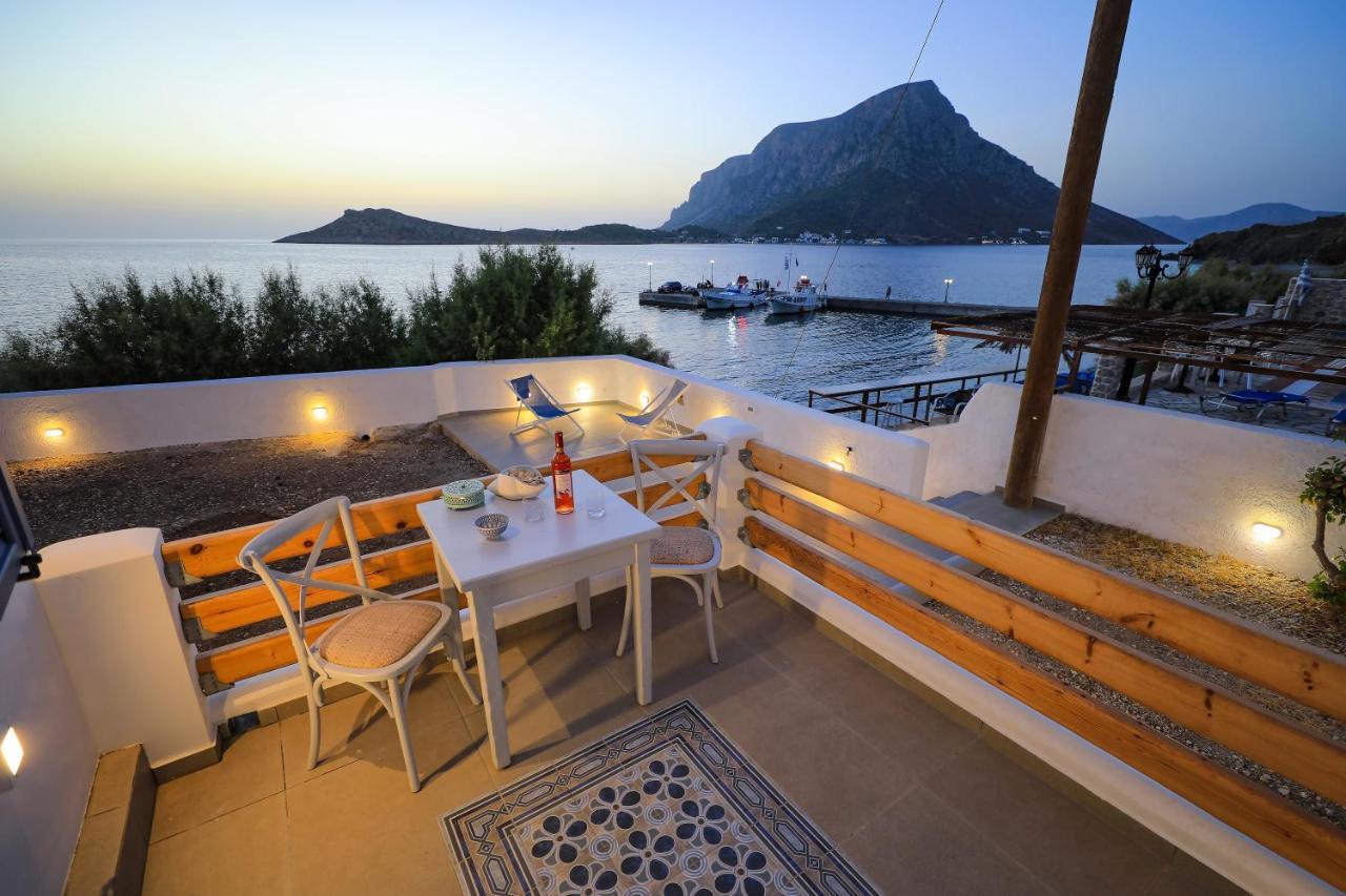 Villa Maria - Seashore Serenity Villa At Myrties Beach Kalymnos Eksteriør billede