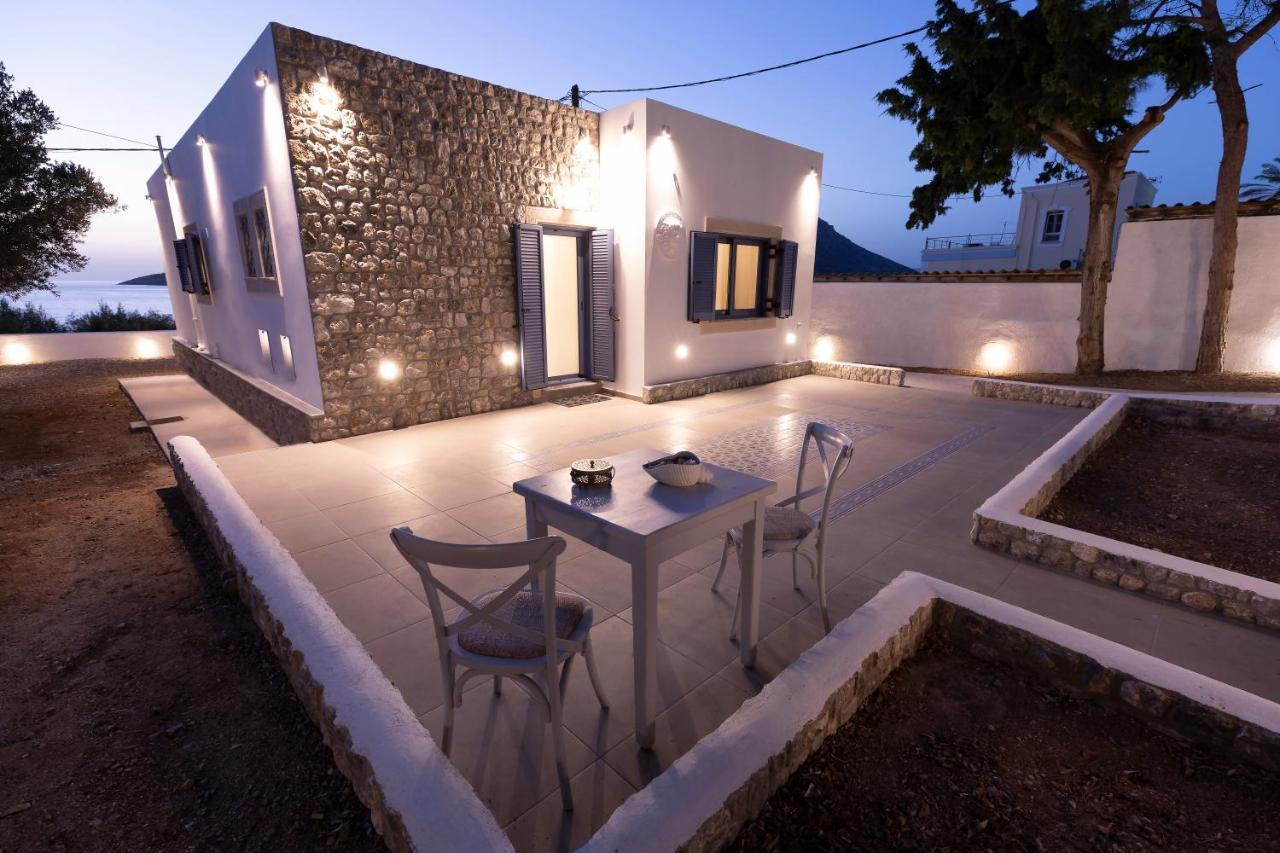 Villa Maria - Seashore Serenity Villa At Myrties Beach Kalymnos Eksteriør billede